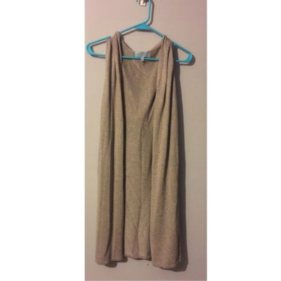 Taupe Colored Cardigan For Layering M - Picture 1 of 2